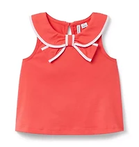 Bow Collared Top