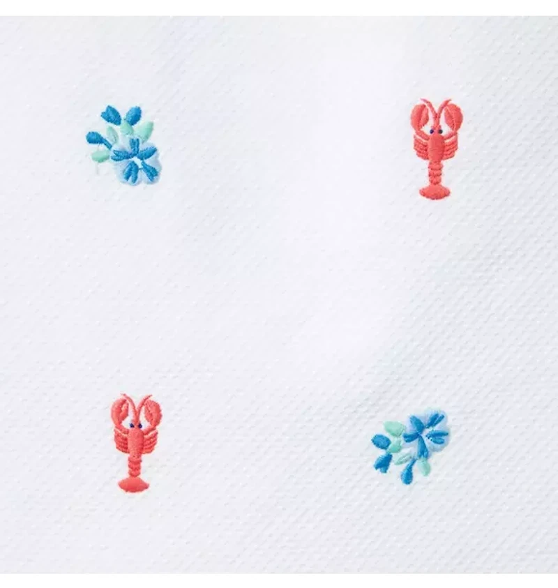 Embroidered Lobster Top