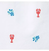 Embroidered Lobster Top