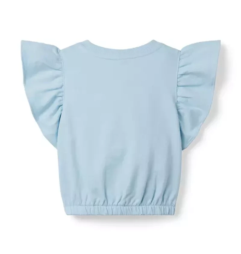 Disney Minnie Mouse Ruffle Sleeve Top