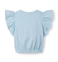 Disney Minnie Mouse Ruffle Sleeve Top