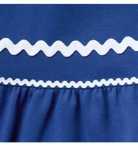 Ric Rac Trim Ponte Dress