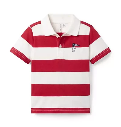 PEANUTS™ Snoopy Striped Polo