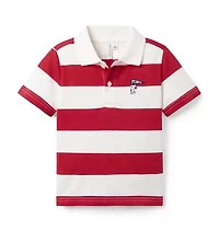 PEANUTS™ Snoopy Striped Polo