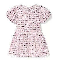 The Dachshund Collared Dress