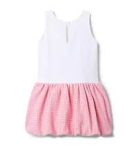 Gingham Bubble Hem Dress