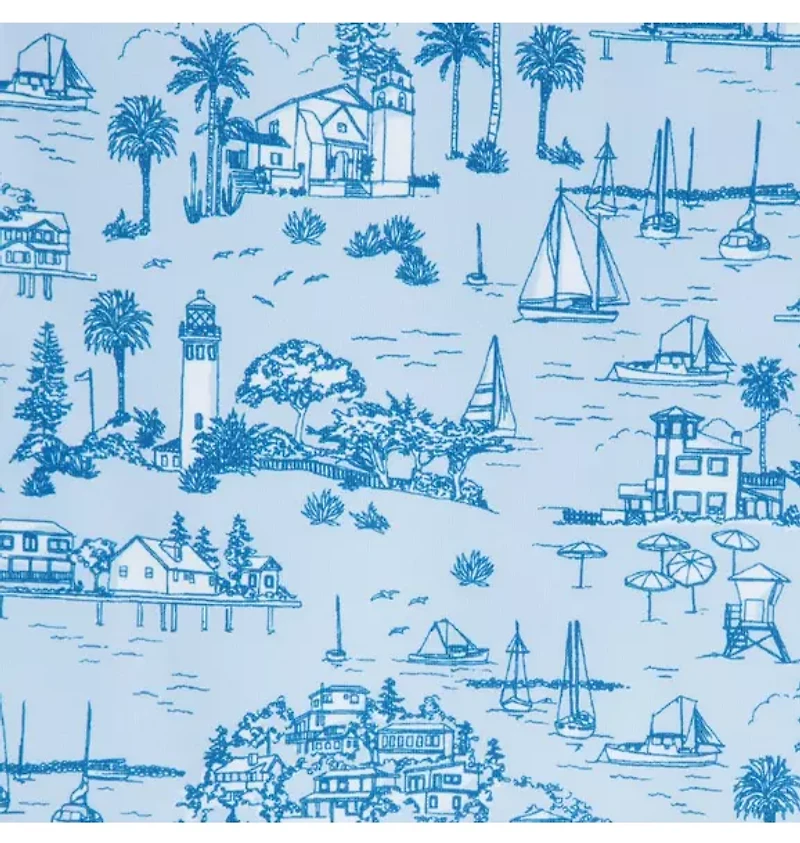 Baby Island Toile Rash Guard Swimsuit