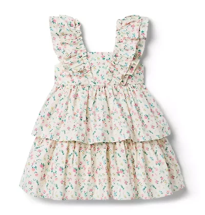 Ditsy Floral Tiered Dress