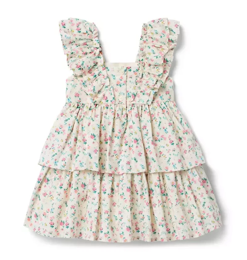 Ditsy Floral Tiered Dress