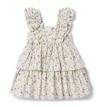 Ditsy Floral Tiered Dress