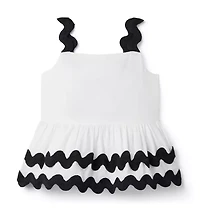 Ric Rac Peplum Top
