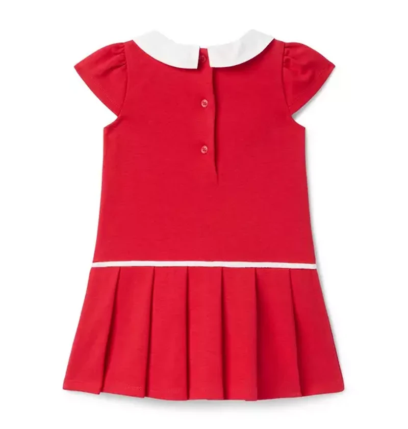 The Pleated Ponte Dress