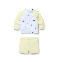 Baby Summer Icon Rash Guard 2-Piece Swimsuit