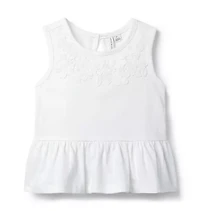 Flower Peplum Top