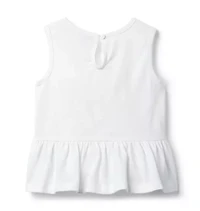 Flower Peplum Top