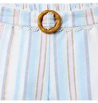 Striped Belted Short