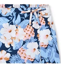 Pineapple Floral Wrap Skort
