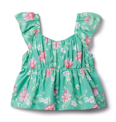 Floral Sweetheart Top