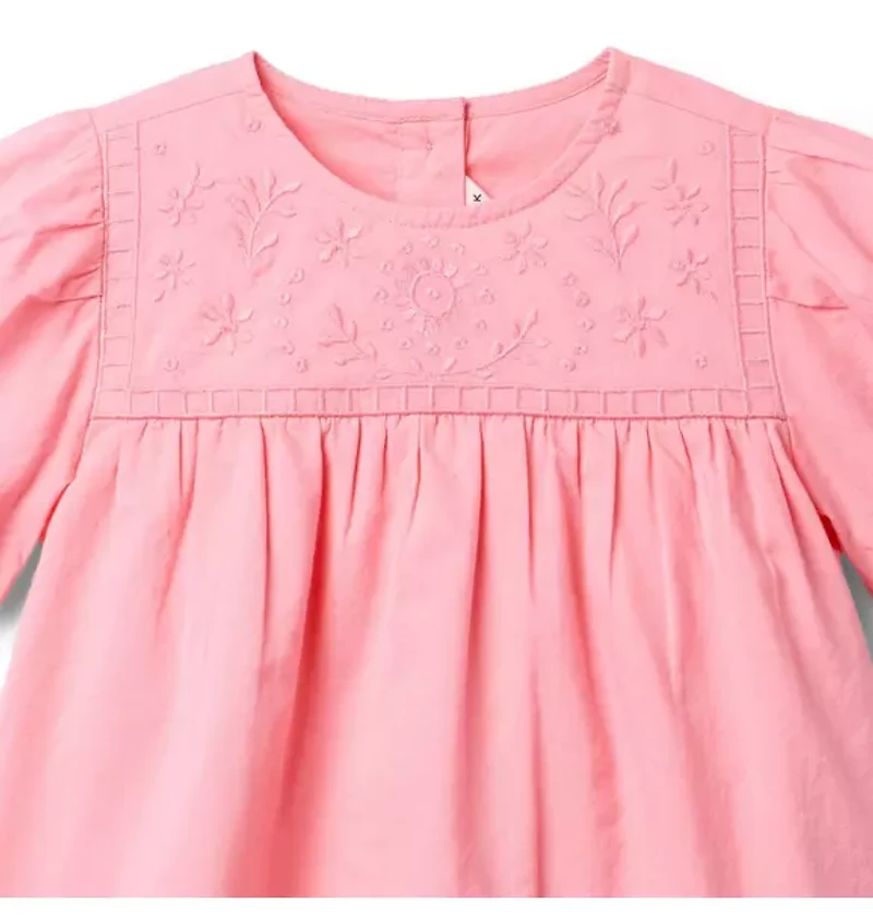 Embroidered Floral Top