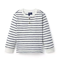 Striped Henley Tee