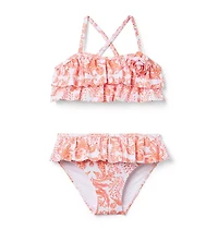 Seaside Ruffle 2-Piece Swimsuit