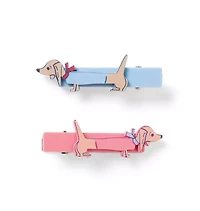 Dachshund Barrette Set