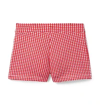 Gingham Jacquard Short