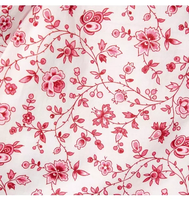 Ditsy Floral Bow Collared Top