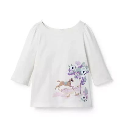Horse Boatneck Top