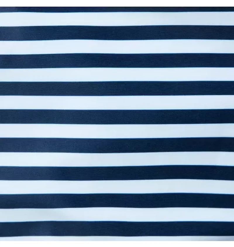 Retro Stripe Bow Swimsuit
