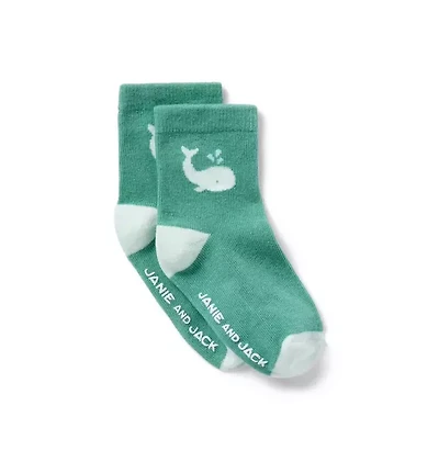 Baby Whale Sock