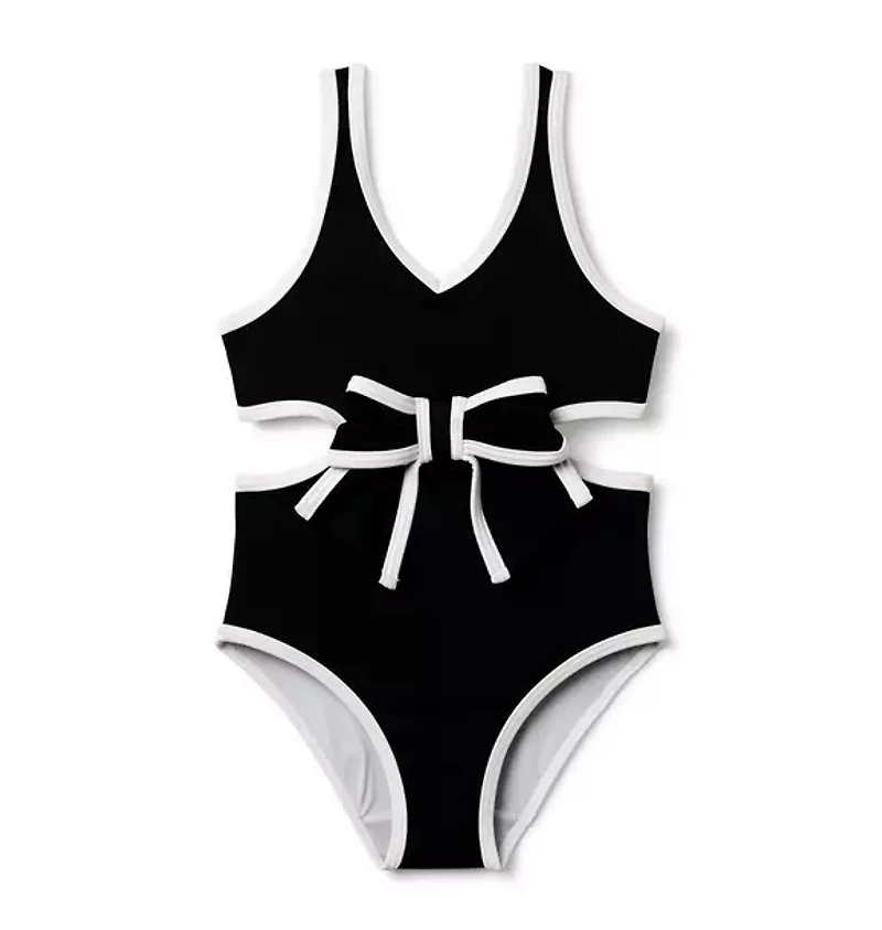 Cutout Bow Swimsuit