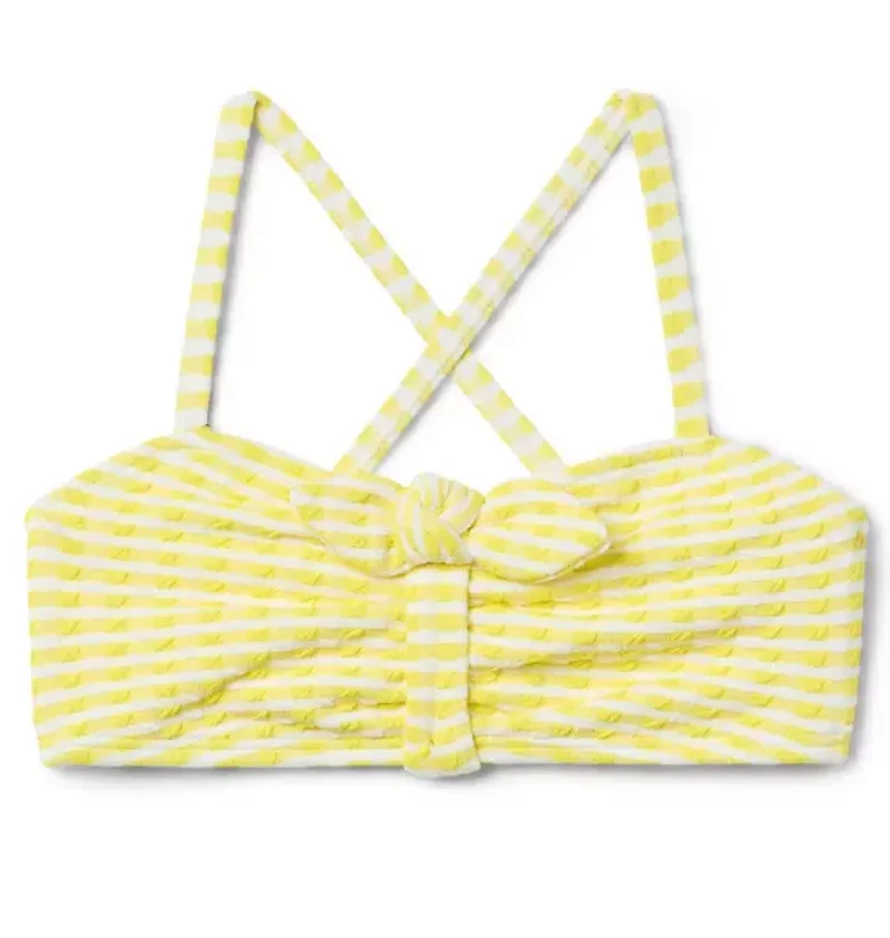 Textured Striped 2-Piece Swimsuit