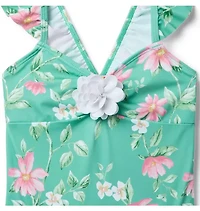 Floral Rosette Swimsuit