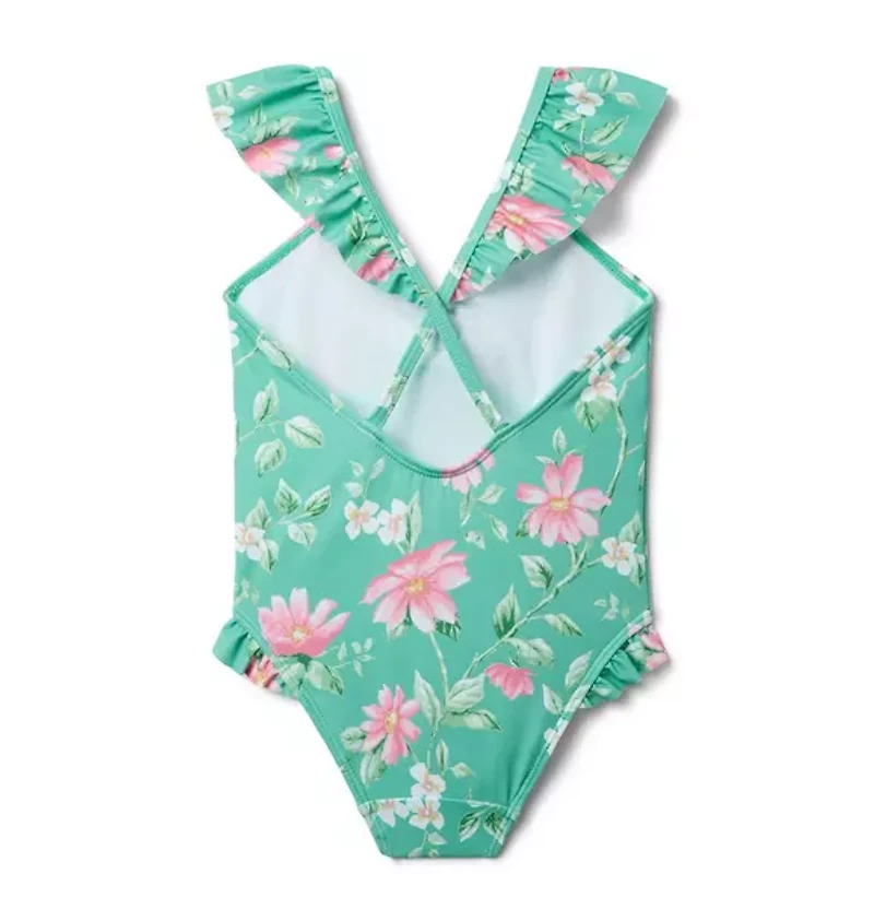 Floral Rosette Swimsuit