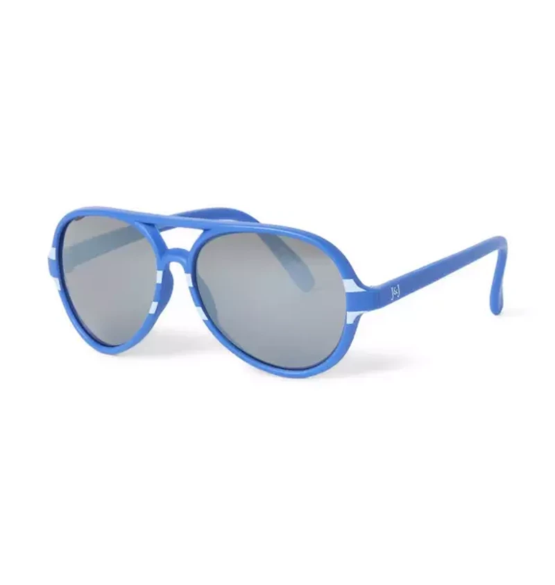 Stripe Aviator Sunglasses