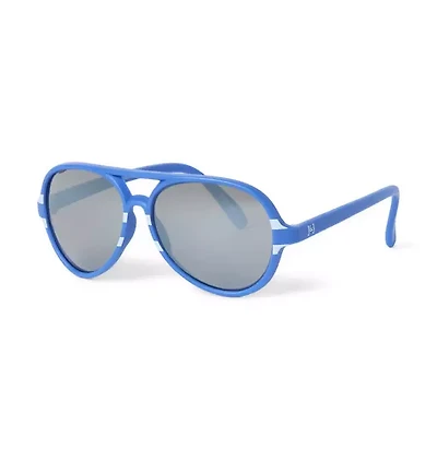 Stripe Aviator Sunglasses