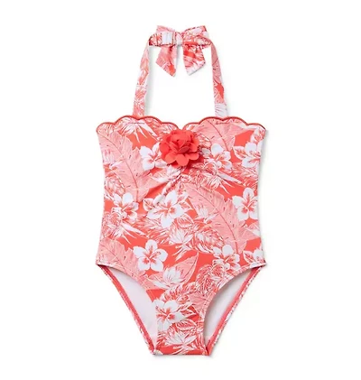 Floral Rosette Swimsuit