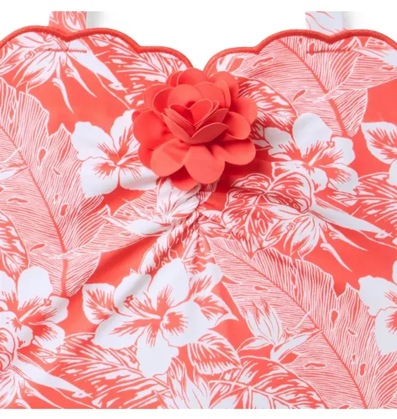 Floral Rosette Swimsuit