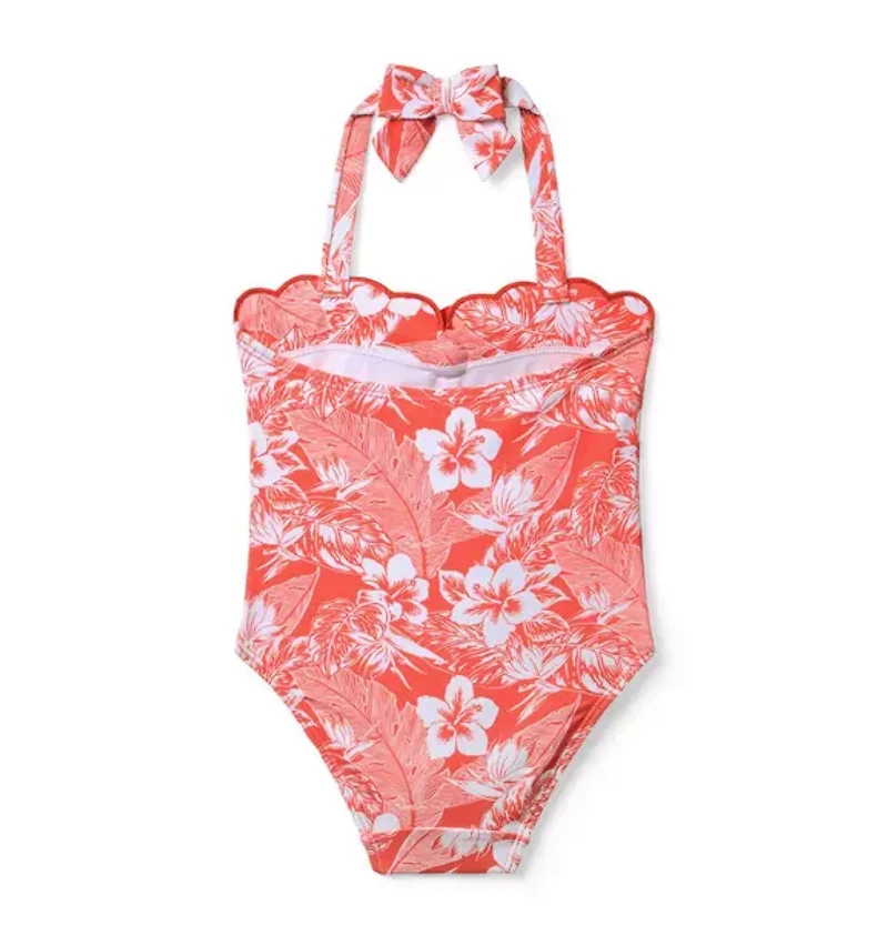 Floral Rosette Swimsuit
