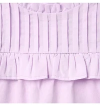 Ruffle Pintuck Top