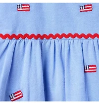 Embroidered Flag Dress
