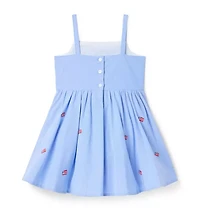 Embroidered Flag Dress