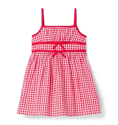 Gingham Bow Dress