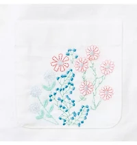 Embroidered Floral Pocket Dress