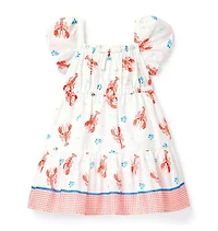 Lobster Border Print Dress
