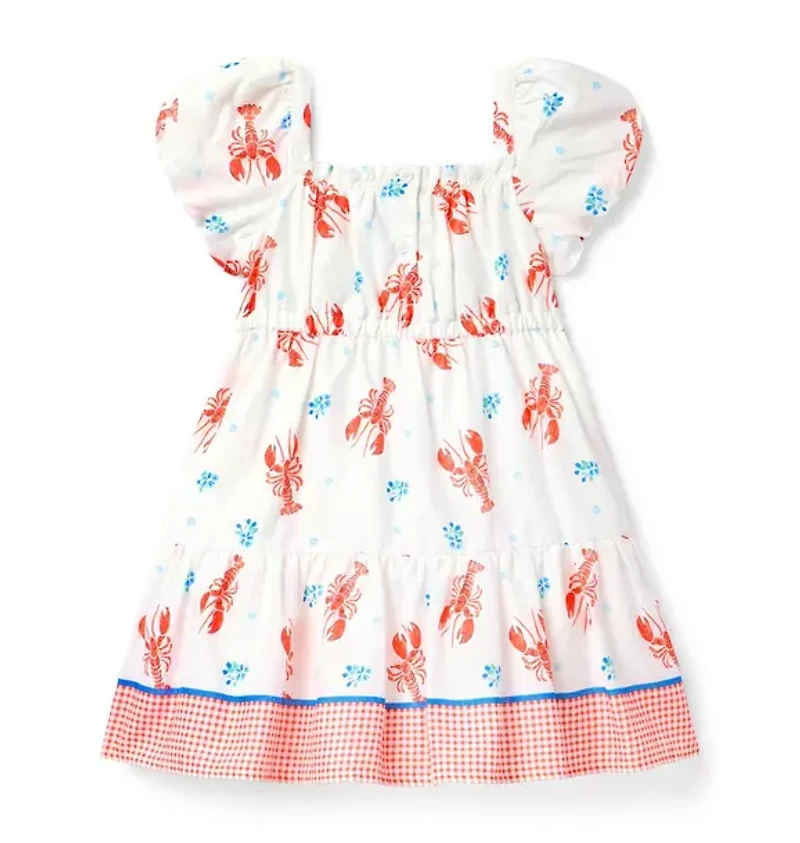 Lobster Border Print Dress