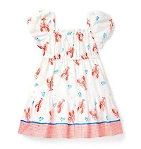 Lobster Border Print Dress
