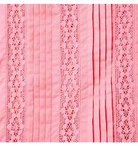 Lace Trim Dropwaist Dress