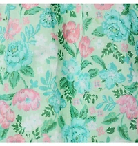 Ditsy Floral Peplum Dress